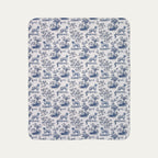Greate Dane Toile De Jouy Fleece Blanket