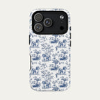 Shih tzu Blue Toile Phone case