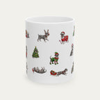 Schnauzer Christmas Mug
