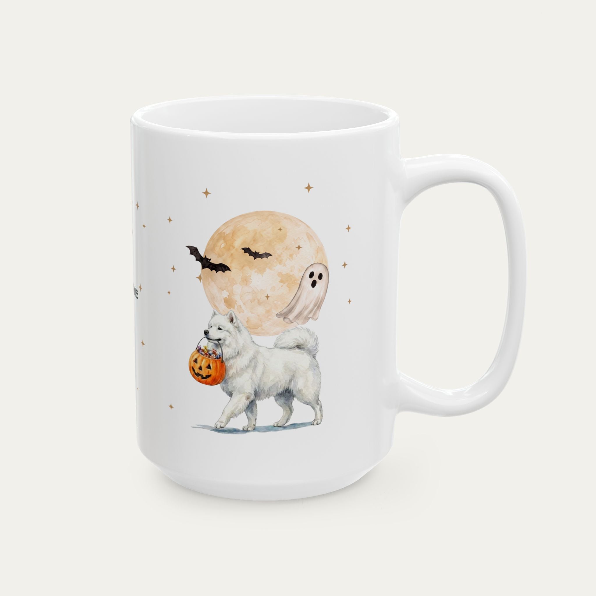 Custom Samoyed Halloween mug