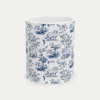 Persian Cat Blue Toile  Mug