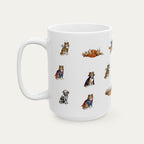 Shetland Sheepdog Halloween mug