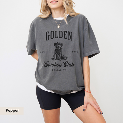 Golden Retriever Cowboy Club Shirt