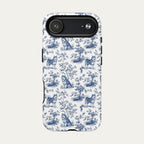 Alaskan Malamute Blue Toile Phone case