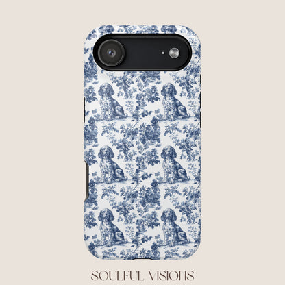 Boykin Spaniel Toile De Jouy Magnetic Phone Case