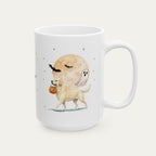 Custom Labrador Cream Halloween mug
