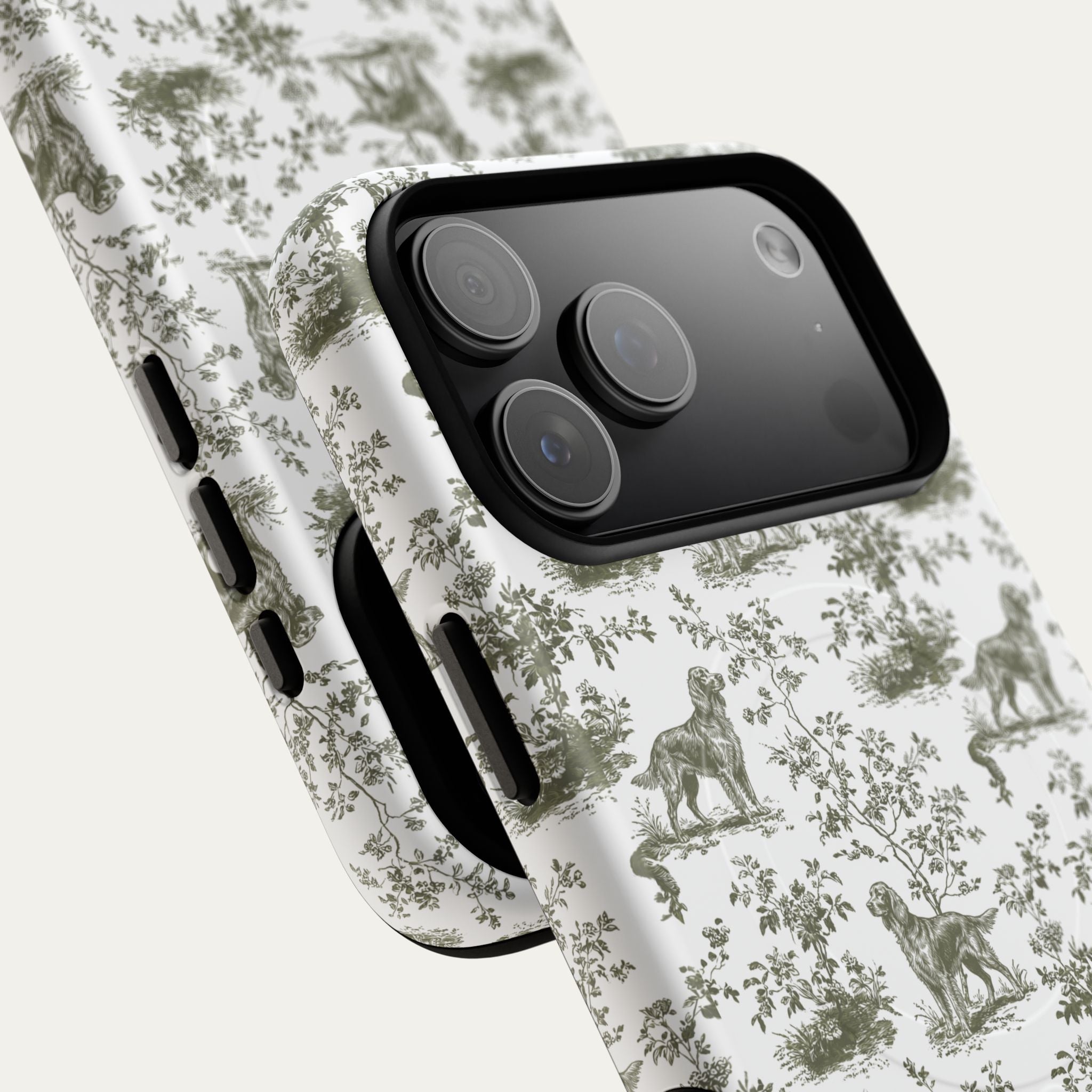Irish Setter Sage Green Toile phone Case