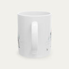 Custom Great Dane blue Christmas Santa Hat Mug
