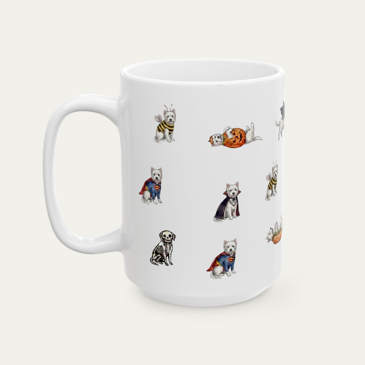 West highland terrier Halloween mug