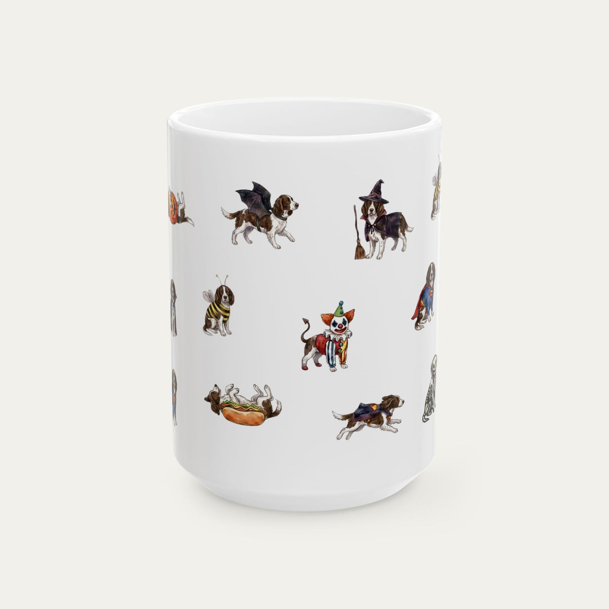 Springer Spaniel Halloween mug