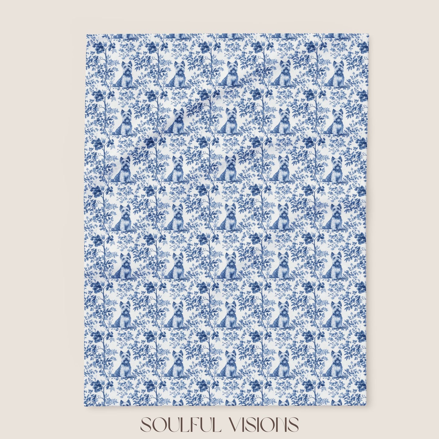 Scottish Terrier 2 Toile French Toile De Jouy Blanket