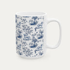 Labrador Retriever Blue Toile Mug