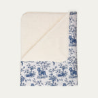 Schnauzer Toile De Jouy Fleece Blanket