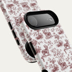 Yorkshire Terrier Burgundy Toile phone Case