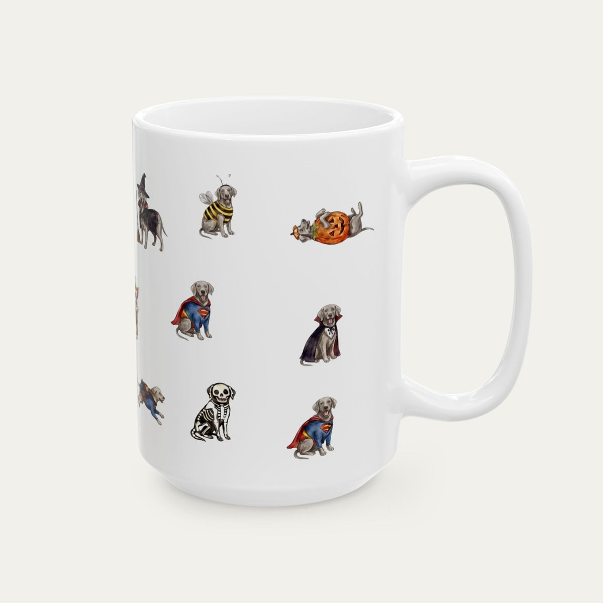 Weimaraner Halloween mug