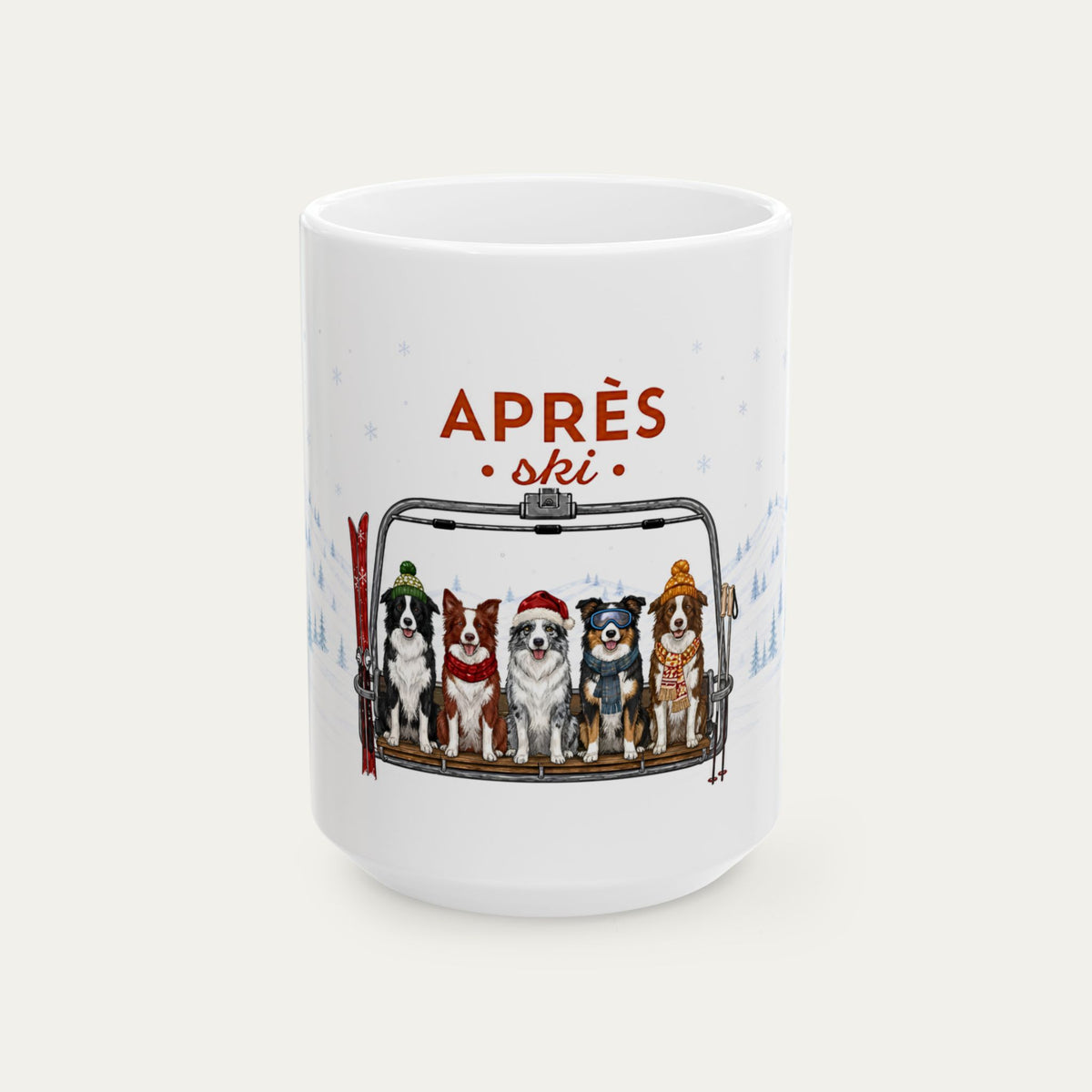Border Collie  Aprés Ski Mug