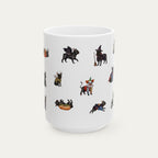 French bulldog Black Halloween mug