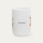 Custom Papillon Halloween mug