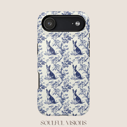 Basenji Toile De Jouy Magnetic Phone Case