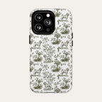 Shar Pei Sage Green Toile phone Case