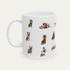 Chinese Crested Christmas Mug