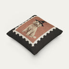 Poodle Apricot Halloween Woven Pillow