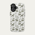Yorkshire Terrier Sage Green Toile phone Case