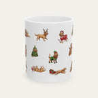 Goldendoodle Apricot Christmas Mug