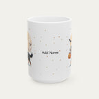 Custom Bernedoodle Halloween mug