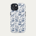 Belgian Malinois Blue Toile Phone case