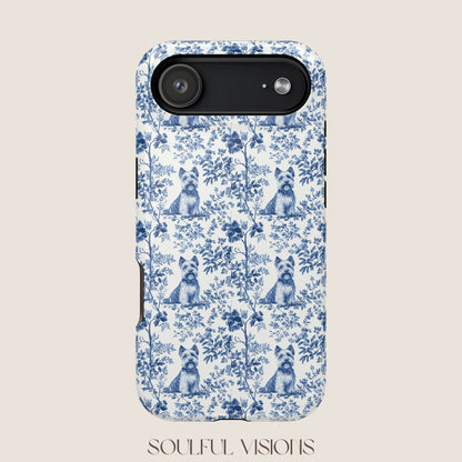 Scottish Terrier Toile De Jouy Magnetic Phone Case