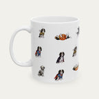 Cavalier Spaniel Tri Color Halloween mug