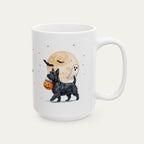 Custom Scottish Terrier Halloween mug