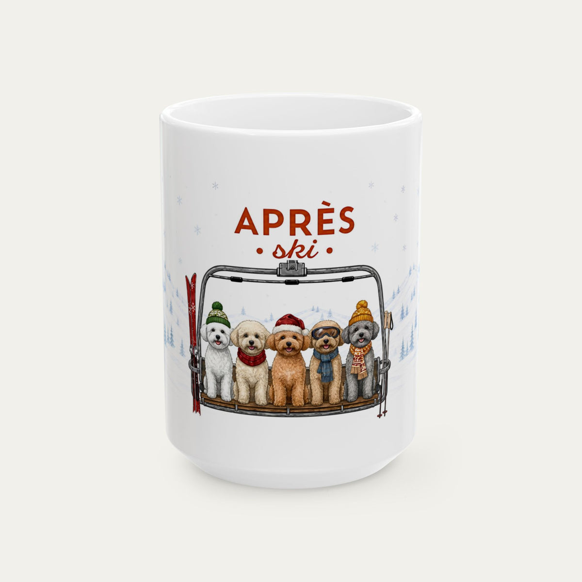 Bichon Frise  Aprés Ski Mug