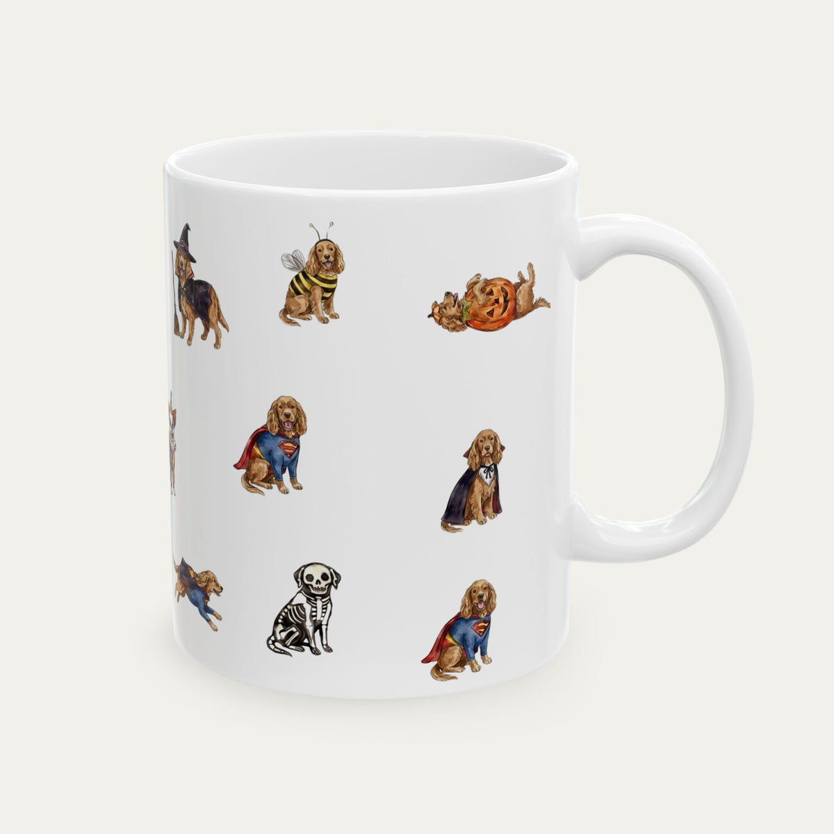 Cocker Spaniel Halloween mug