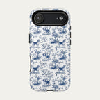 Beagle Blue Toile Phone case