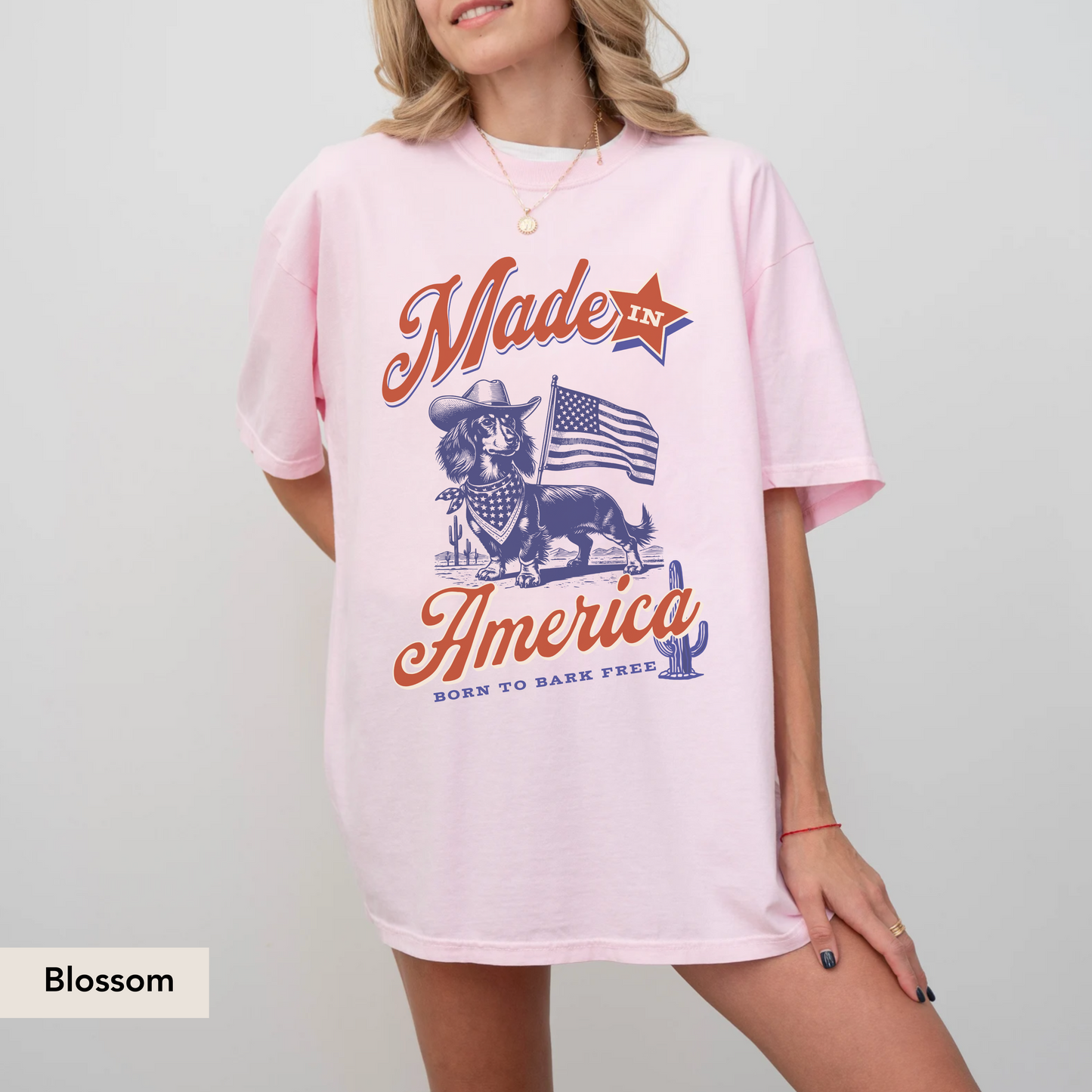 Dachshund Long Haired Made In America Shirt