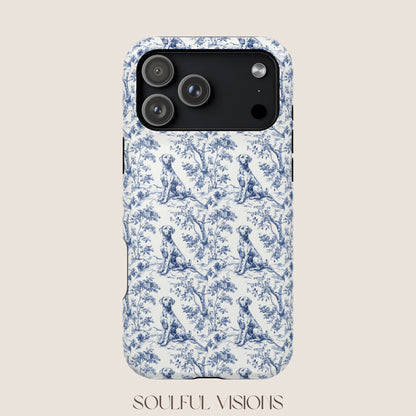 Rhodesian Ridgeback Toile De Jouy Magnetic Phone Case
