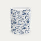 Jack Russell Terrier Blue Toile Mug