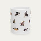 Boston Terrier Halloween mug