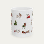 Jack Russell Terrier Christmas Mug