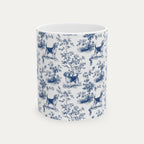 Beagle Blue Toile Mug
