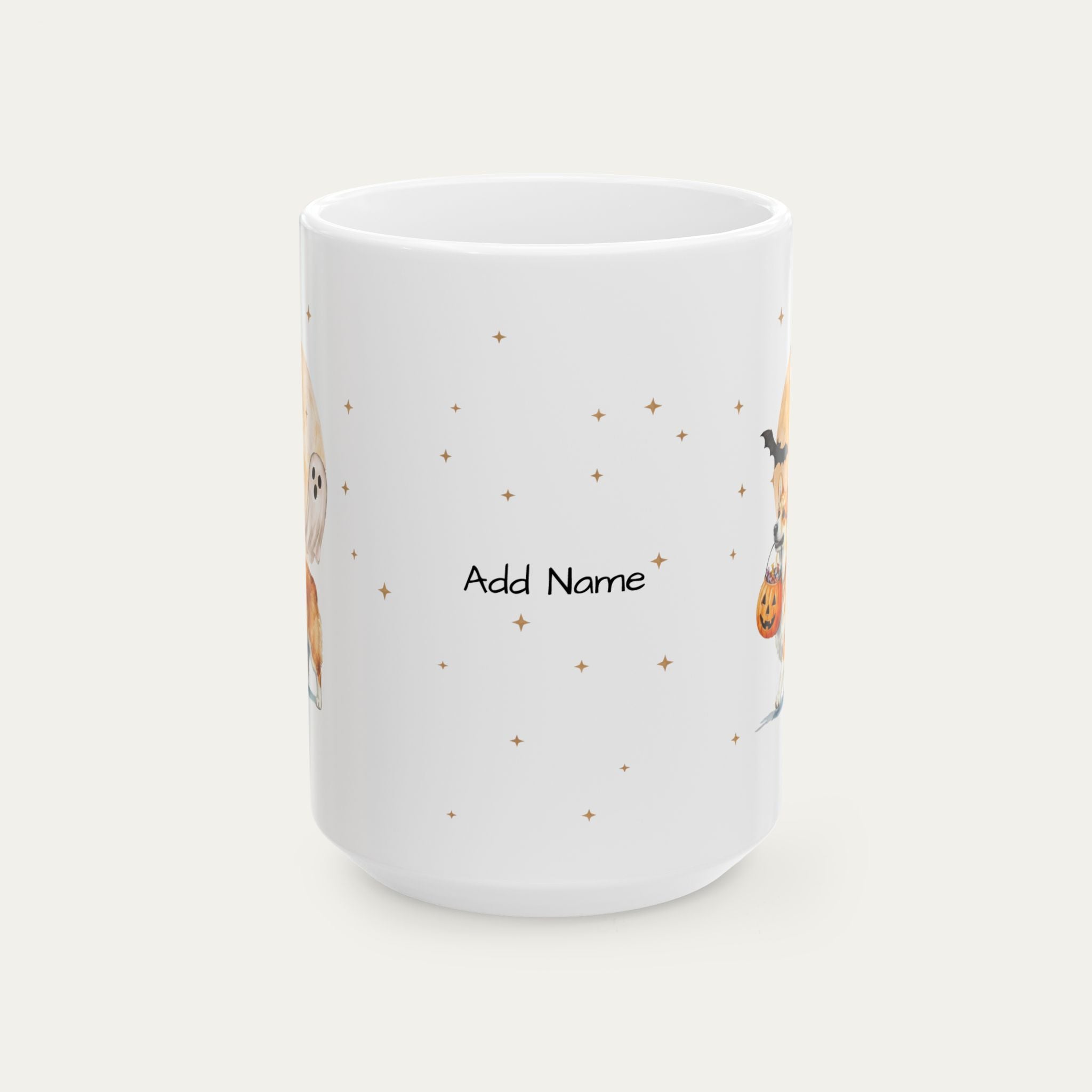 Custom Corgi Halloween mug