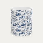 Siamese Cat Blue Toile Mug