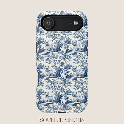 Yorkshire Terrier Toile De Jouy Magnetic Phone Case