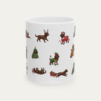 Goldendoodle Chocolate Christmas Mug