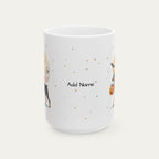 Custom Doberman Cropped Ears Halloween mug