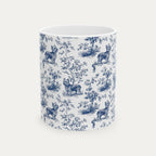 Yorkshire Terrier Blue Toile Mug