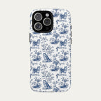 Alaskan Malamute Blue Toile Phone case