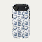 Belgian Malinois Blue Toile Phone case